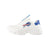 Buffalo Bills NFL Womens Glitter Big Logo Vintage White Chunky Sneaker (PREORDER - SHIPS LATE MARCH)