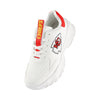 Kansas City Chiefs NFL Womens Glitter Big Logo Vintage White Chunky Sneaker (PREORDER - SHIPS LATE MARCH)