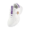 Minnesota Vikings NFL Womens Glitter Big Logo Vintage White Chunky Sneaker