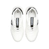 Las Vegas Raiders NFL Womens Glitter Big Logo Vintage White Chunky Sneaker