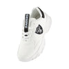Las Vegas Raiders NFL Womens Glitter Big Logo Vintage White Chunky Sneaker
