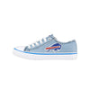 Buffalo Bills NFL Womens Denim Low Top Canvas Shoes