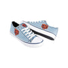 Chicago Bears NFL Womens Denim Low Top Canvas Shoes