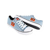 Cincinnati Bengals NFL Womens Denim Low Top Canvas Shoes