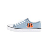 Cincinnati Bengals NFL Womens Denim Low Top Canvas Shoes