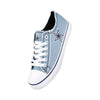 Dallas Cowboys NFL Womens Denim Low Top Canvas Shoes