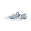 Green Bay Packers NFL Womens Denim Low Top Canvas Shoes