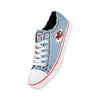 Kansas City Chiefs NFL Womens Denim Low Top Canvas Shoes