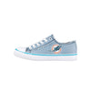 Miami Dolphins NFL Womens Denim Low Top Canvas Shoes