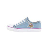 Minnesota Vikings NFL Womens Denim Low Top Canvas Shoes