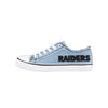 Las Vegas Raiders NFL Womens Denim Low Top Canvas Shoes