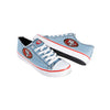 San Francisco 49ers NFL Womens Denim Low Top Canvas Shoes