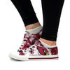 Arizona Cardinals NFL Womens Red Low Top Tie-Dye Canvas Shoe