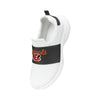 Cincinnati Bengals NFL Womens Script Wordmark White Slip On Sneakers