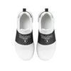 Las Vegas Raiders NFL Womens Script Wordmark White Slip On Sneakers