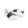 Pittsburgh Steelers NFL Womens Script Wordmark White Slip On Sneakers