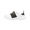 Pittsburgh Steelers NFL Womens Script Wordmark White Slip On Sneakers