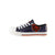 Chicago Bears NFL Womens Team Color Metallic Low Top Canvas Shoes