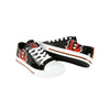 Cincinnati Bengals NFL Womens Team Color Metallic Low Top Canvas Shoes