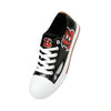 Cincinnati Bengals NFL Womens Team Color Metallic Low Top Canvas Shoes