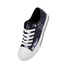 Dallas Cowboys NFL Womens Team Color Metallic Low Top Canvas Shoes