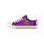 Minnesota Vikings NFL Womens Team Color Metallic Low Top Canvas Shoes