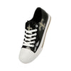 New Orleans Saints NFL Womens Team Color Metallic Low Top Canvas Shoes