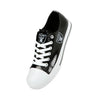 Las Vegas Raiders NFL Womens Team Color Metallic Low Top Canvas Shoes