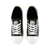 Pittsburgh Steelers NFL Womens Team Color Metallic Low Top Canvas Shoes