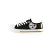 Pittsburgh Steelers NFL Womens Team Color Metallic Low Top Canvas Shoes