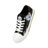 Pittsburgh Steelers NFL Womens Team Color Metallic Low Top Canvas Shoes