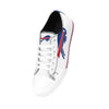 Buffalo Bills NFL Womens Big Logo Low Top White Canvas Shoes