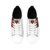 Chicago Bears NFL Womens Big Logo Low Top White Canvas Shoes