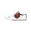 Chicago Bears NFL Womens Big Logo Low Top White Canvas Shoes