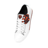 Chicago Bears NFL Womens Big Logo Low Top White Canvas Shoes