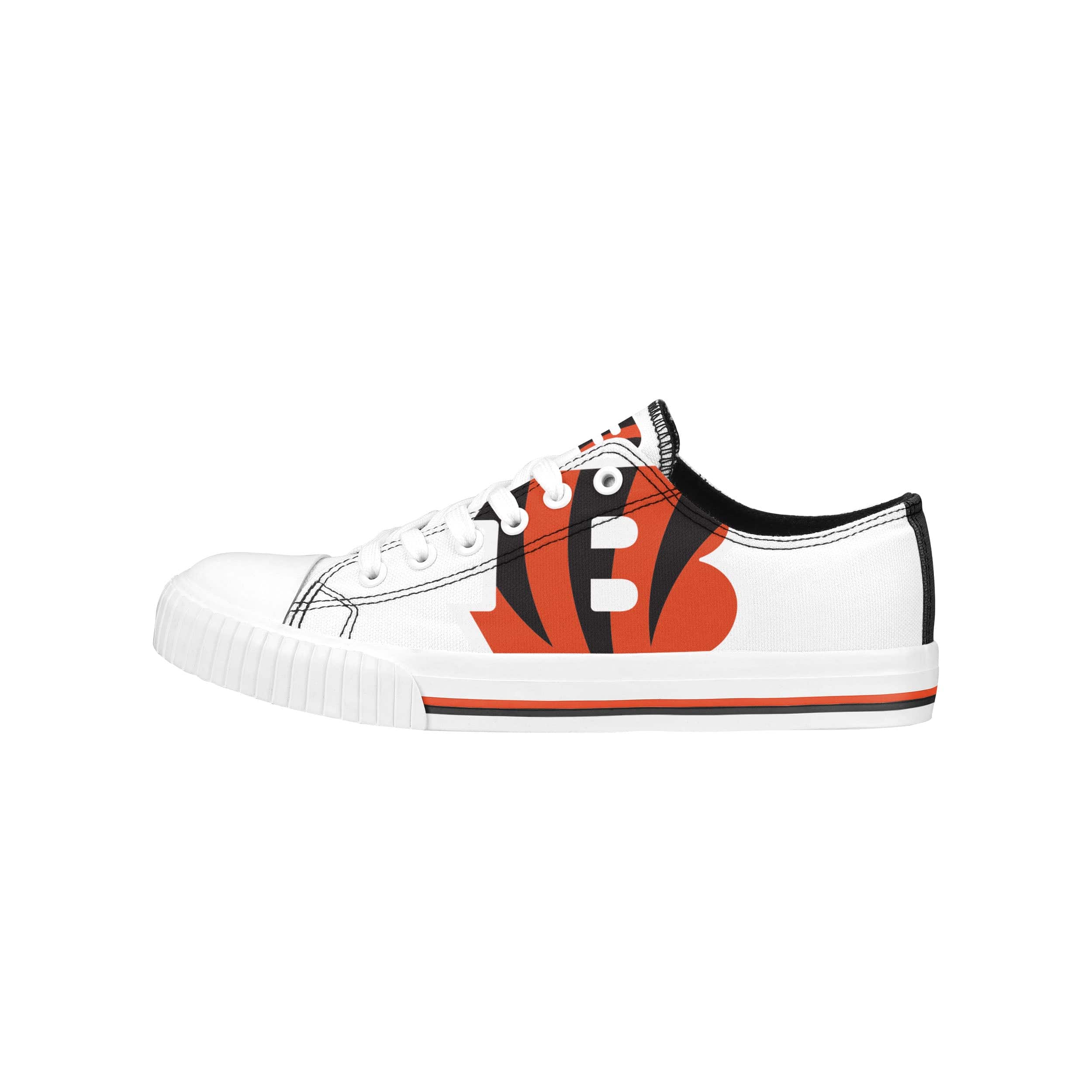 Cincinnati Bengals NFL Womens Midsole White Sneakers