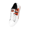 Cincinnati Bengals NFL Womens Big Logo Low Top White Canvas Shoes