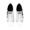 Green Bay Packers NFL Womens Big Logo Low Top White Canvas Shoes