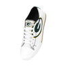 Green Bay Packers NFL Womens Big Logo Low Top White Canvas Shoes