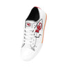 Kansas City Chiefs NFL Womens Big Logo Low Top White Canvas Shoes