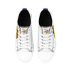 Minnesota Vikings NFL Womens Big Logo Low Top White Canvas Shoes