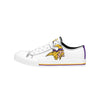 Minnesota Vikings NFL Womens Big Logo Low Top White Canvas Shoes