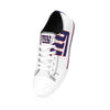 New York Giants NFL Womens Big Logo Low Top White Canvas Shoes