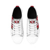 San Francisco 49ers NFL Womens Big Logo Low Top White Canvas Shoes