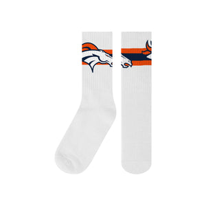 Denver Broncos NFL Primary Logo White Socks
