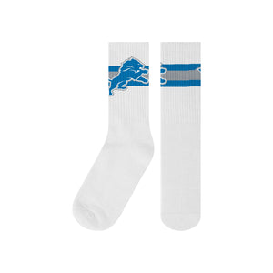 Detroit Lions NFL Primary Logo White Socks