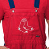 Boston Red Sox MLB Mens Team Stripe Bib Shortalls