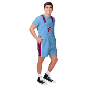 Philadelphia Phillies MLB Mens Team Stripe Bib Shortalls
