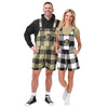 Colorado Buffaloes NCAA Mens Plaid Bib Shortalls