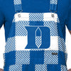 Duke Blue Devils NCAA Mens Plaid Bib Shortalls